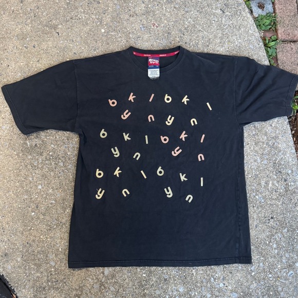 Brooklyn Xpress Other - Brooklyn Xpress Mens XL Black Graphic Tee BKLYN Scattered Letter Print T-Shirt